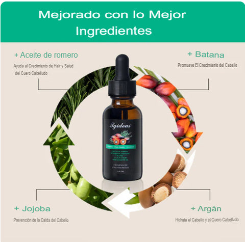 Image of Aceite Batana 100% Puro con Romero Estimula el Crecimiento Capilar y Restaura el Cabello Dañado