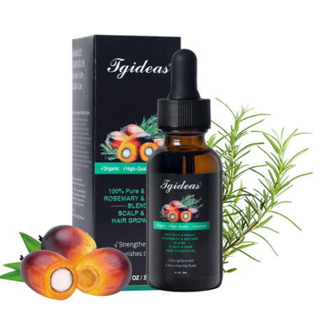 Image of Aceite Batana 100% Puro con Romero Estimula el Crecimiento Capilar y Restaura el Cabello Dañado